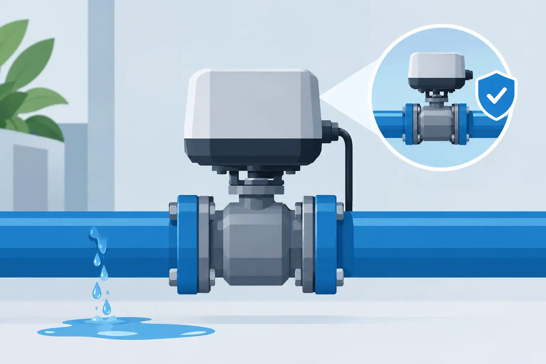 How a Main Water Valve Actuator Stops Leaks