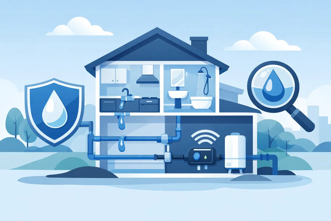Whole House Water Monitor for Leak Protection